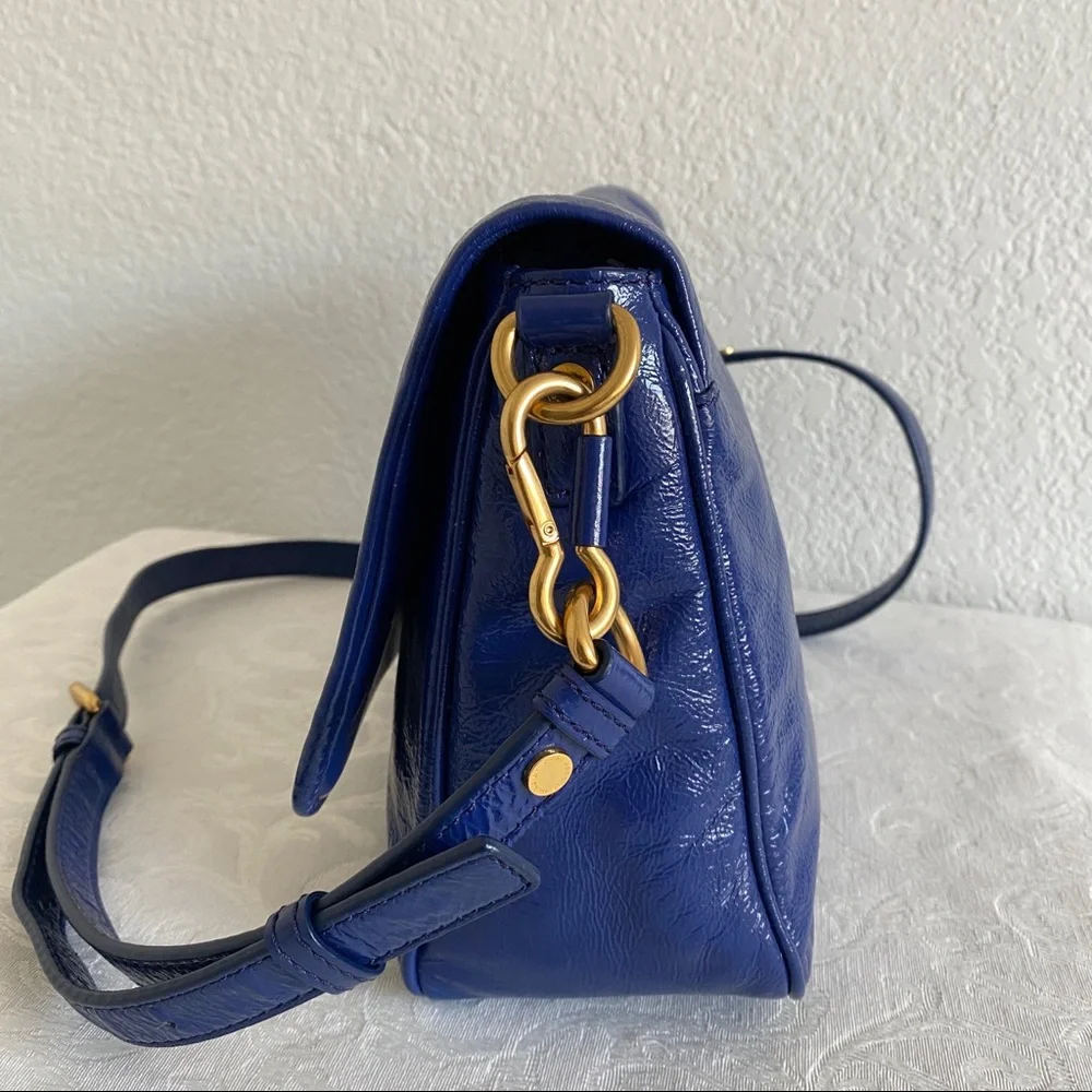 Marc By Marc Jacobs Blue Too Hot To Handle Lea Bag